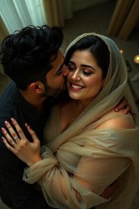 Beautiful plus size Women in Saree #mature #saree
